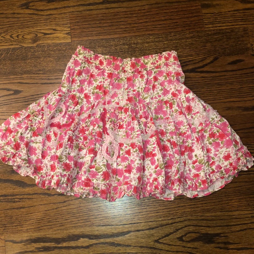Beetlejuice London girls floral skirt